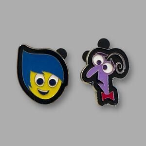 Disney Inside Out Emotions Joy Fear Collectible Trading Pins Set